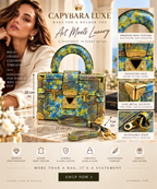 Green Luxury Croco Texture Handbag