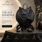 Luxe Sculpted Bat Backpack