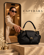 Luxe Black Chain Shoulder Bag
