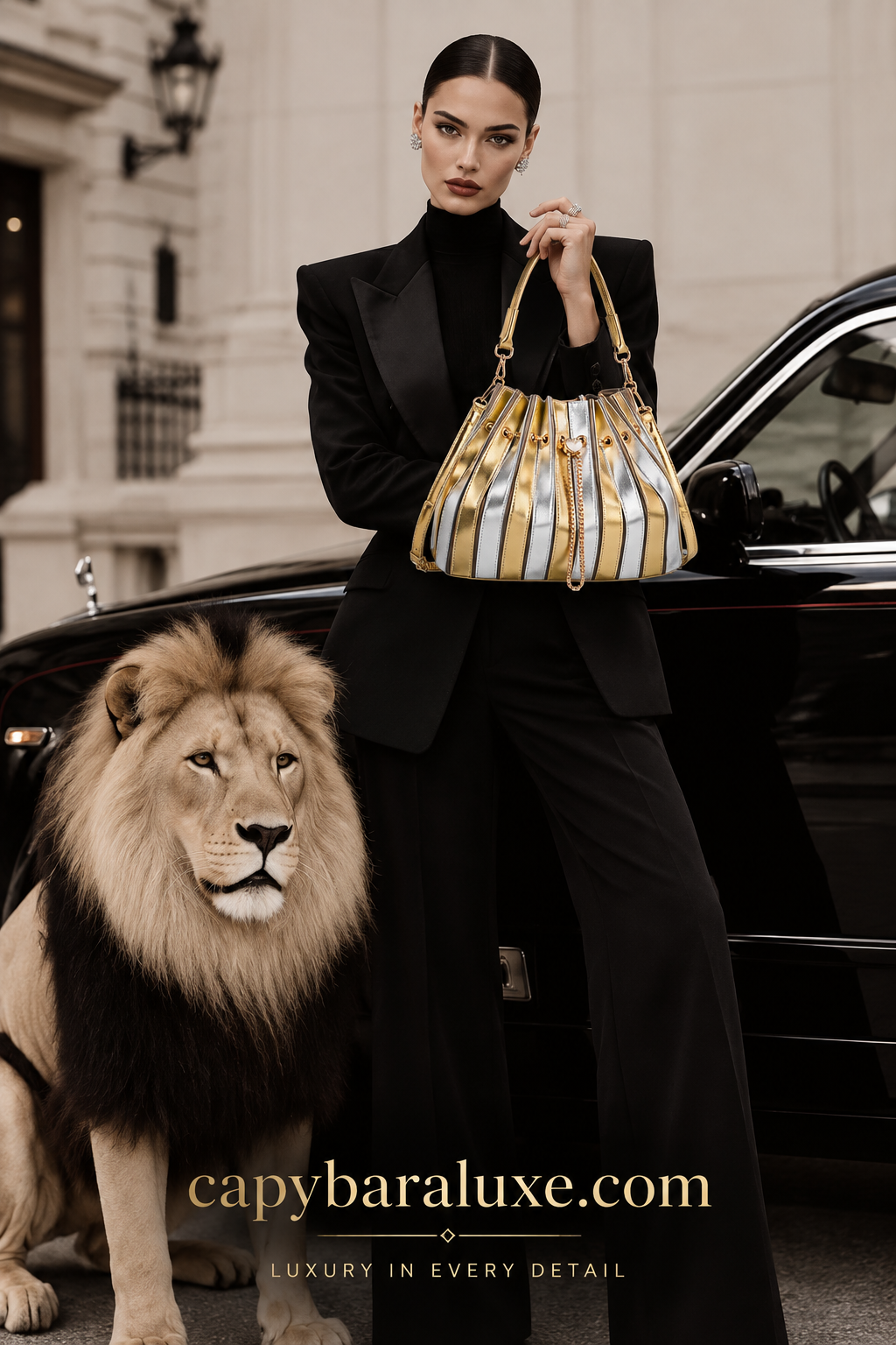 Golden Tote Bag
