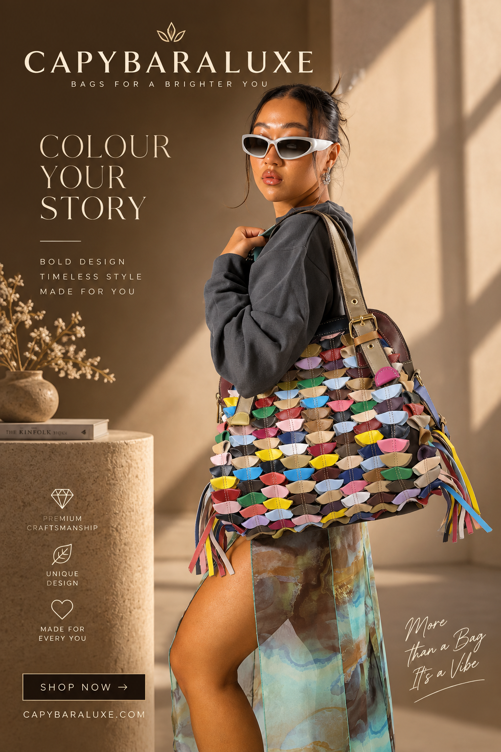 Multicolor Premium Tote Bag