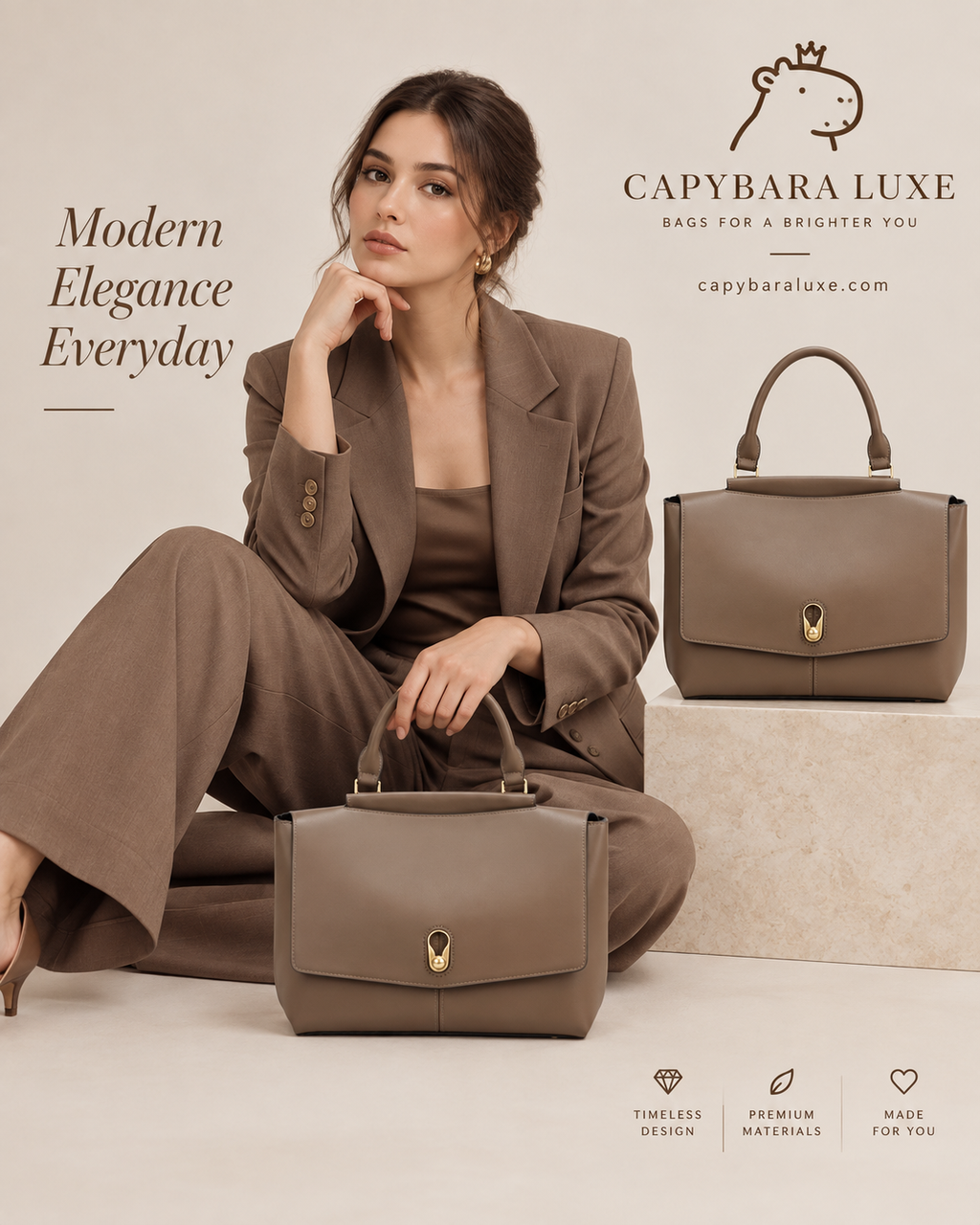 Timeless Elegance, Carried with Confidence