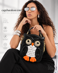 Midnight Owl Black Bag