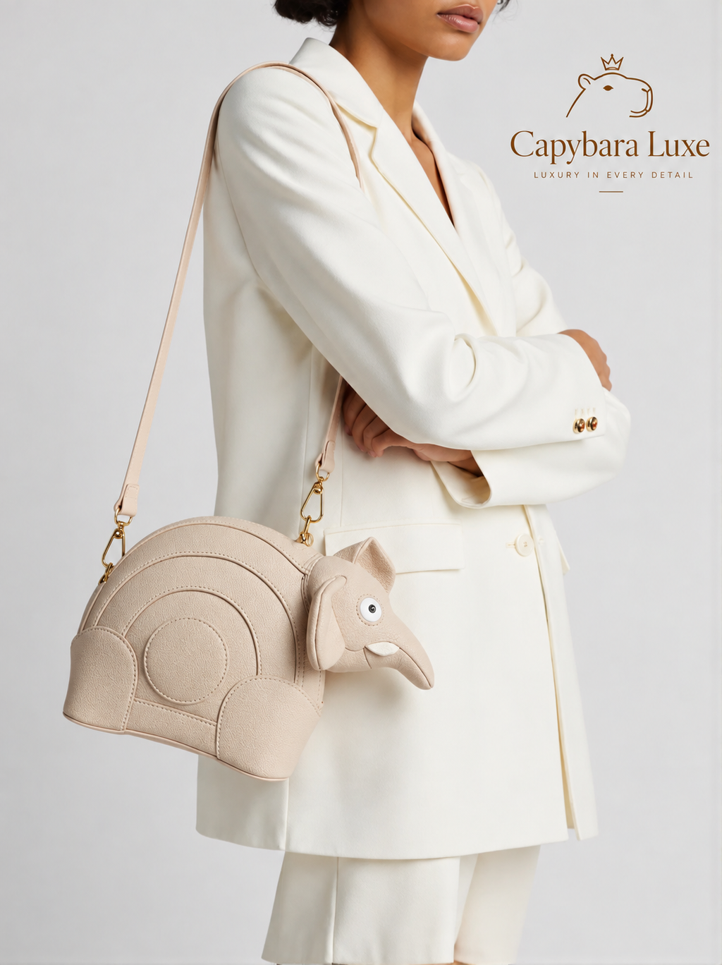 Luxe Elephant Sculpted Handbag