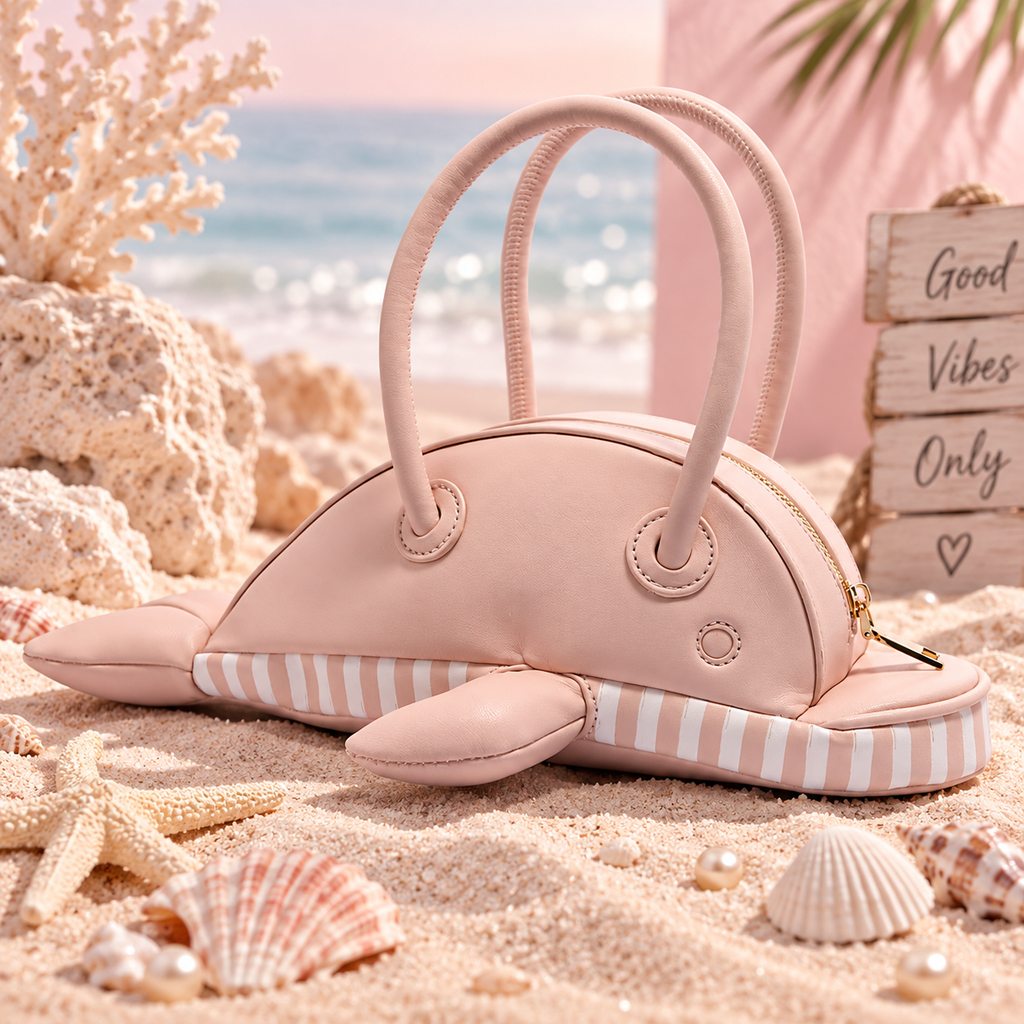Pink Dolphin Handbag