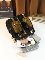 Luxe Black & Gold Statement Backpack