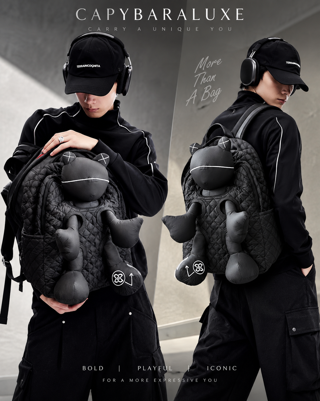 Black Mickey Premium Backpack