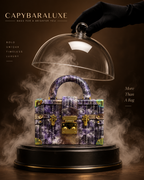 Purple Luxury Croco  Handbag