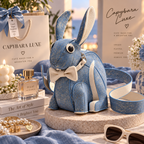 Blue Rabbit Bunny Bag