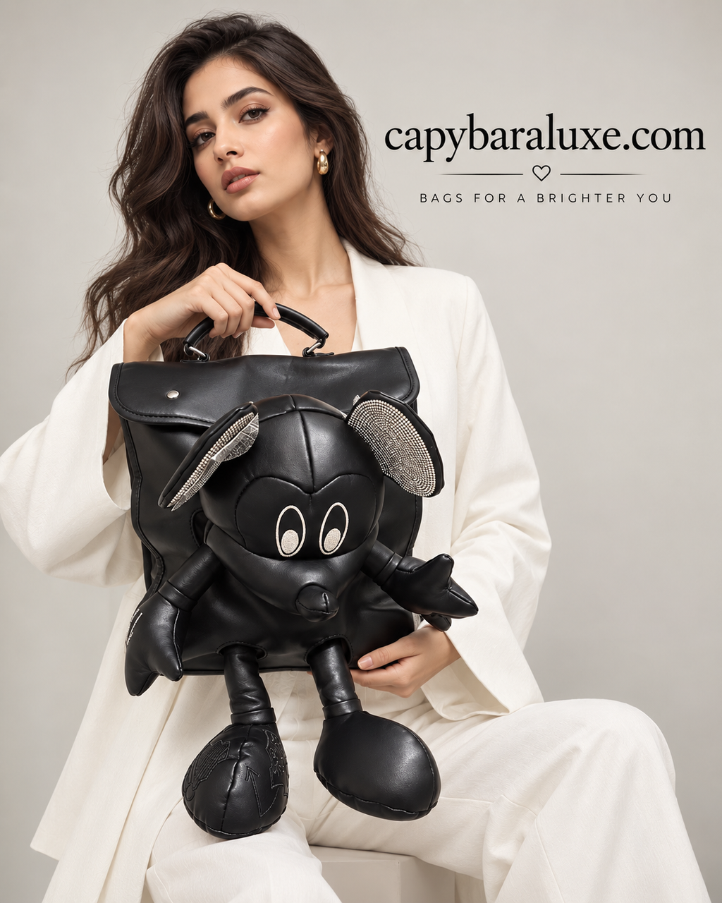 Black Mickey Mouse Backpack