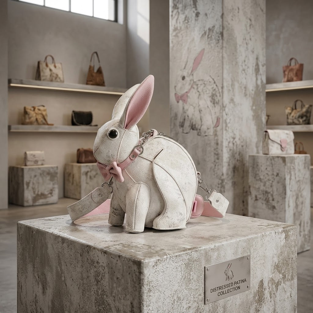 White Rabbit  Bunny Backpack