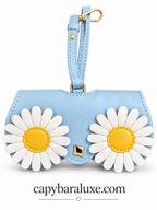 Women’s Blue Daisy Flower Sunglass holder