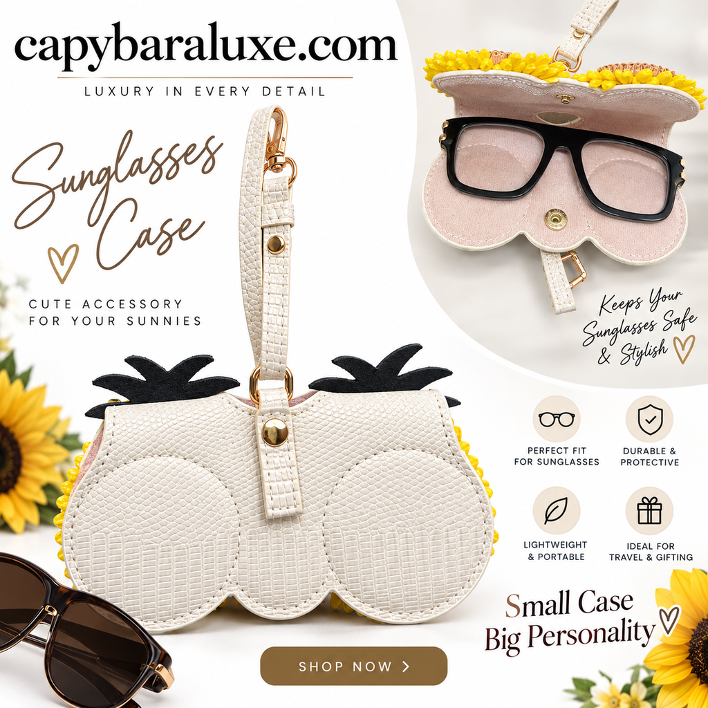 Sunflower Sunglasses Case