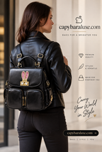 Black Bunny Backpack