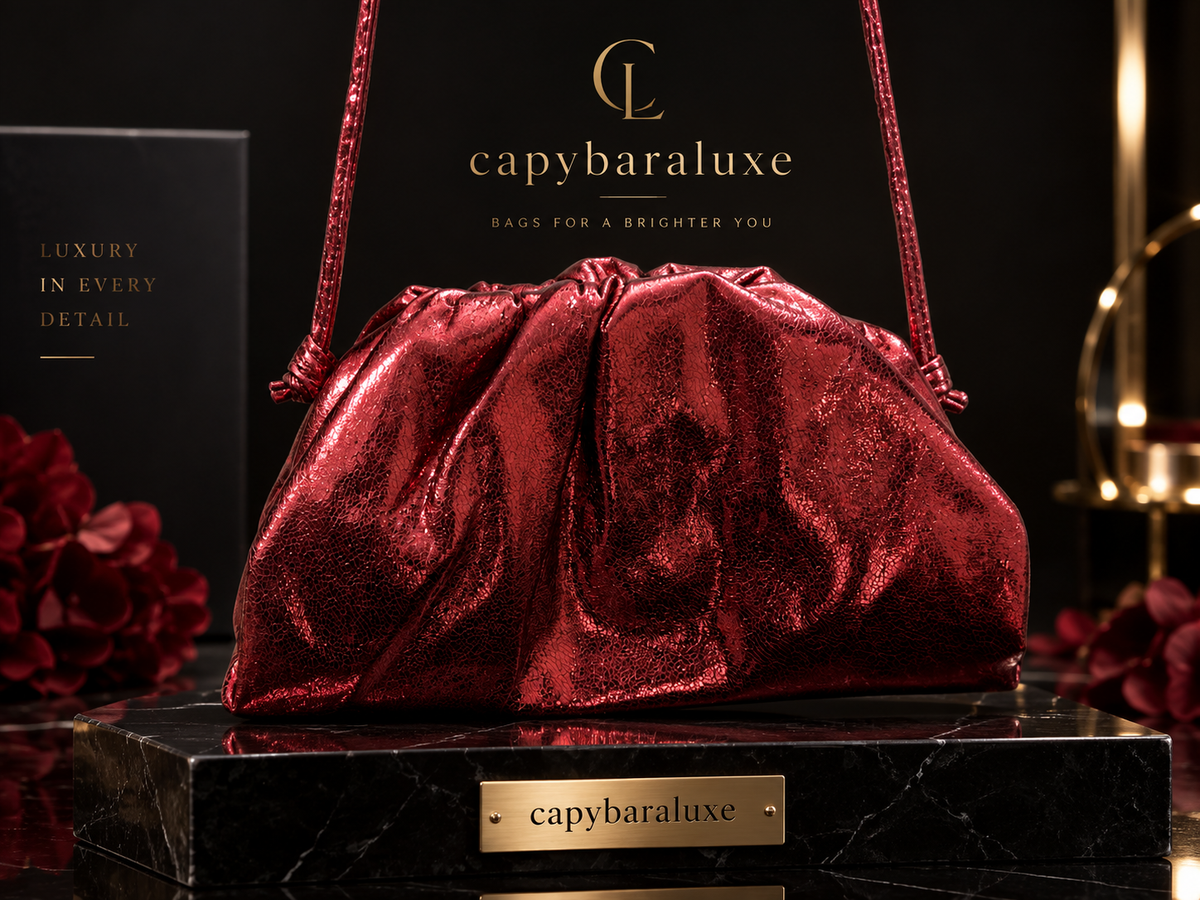 Ruby Pleated Shoulder Bag