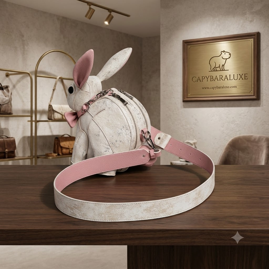 White Rabbit  Bunny Backpack