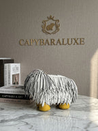 Yellow Fringe Pup Bag