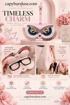 Pink Owl Sunglasses Case