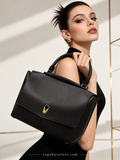 Classic Black Luxe Handbag – Timeless Elegance