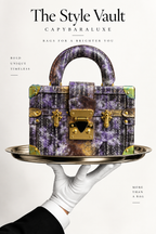 Purple Luxury Croco  Handbag