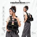 Black Bunny Backpack
