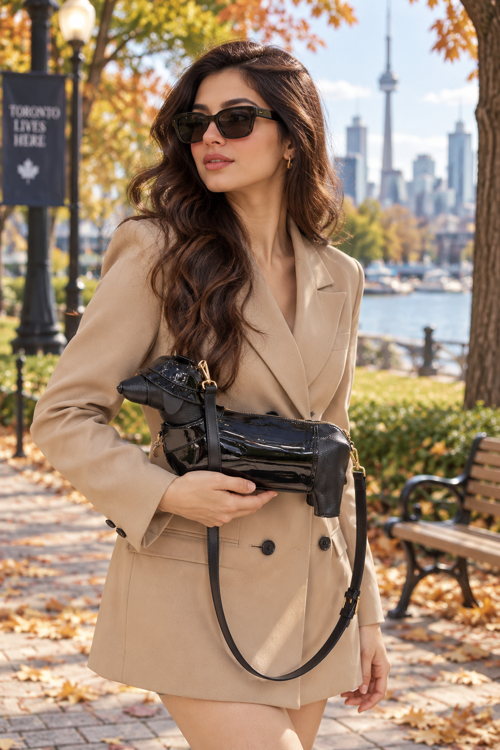 Black Dog Cap Bag