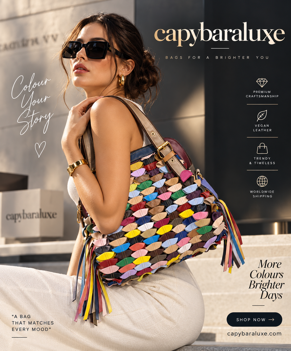 Multicolor Premium Tote Bag