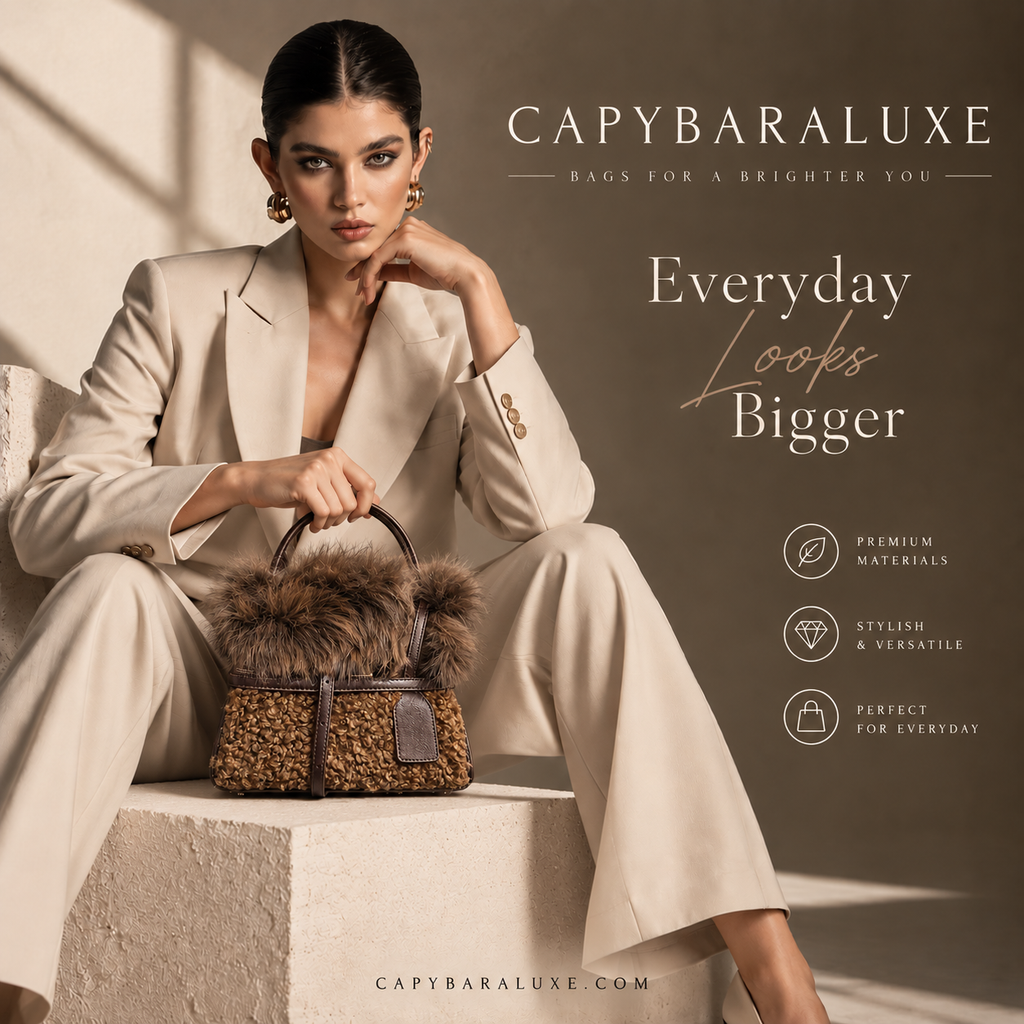 Coffee Fur Premium HandBag