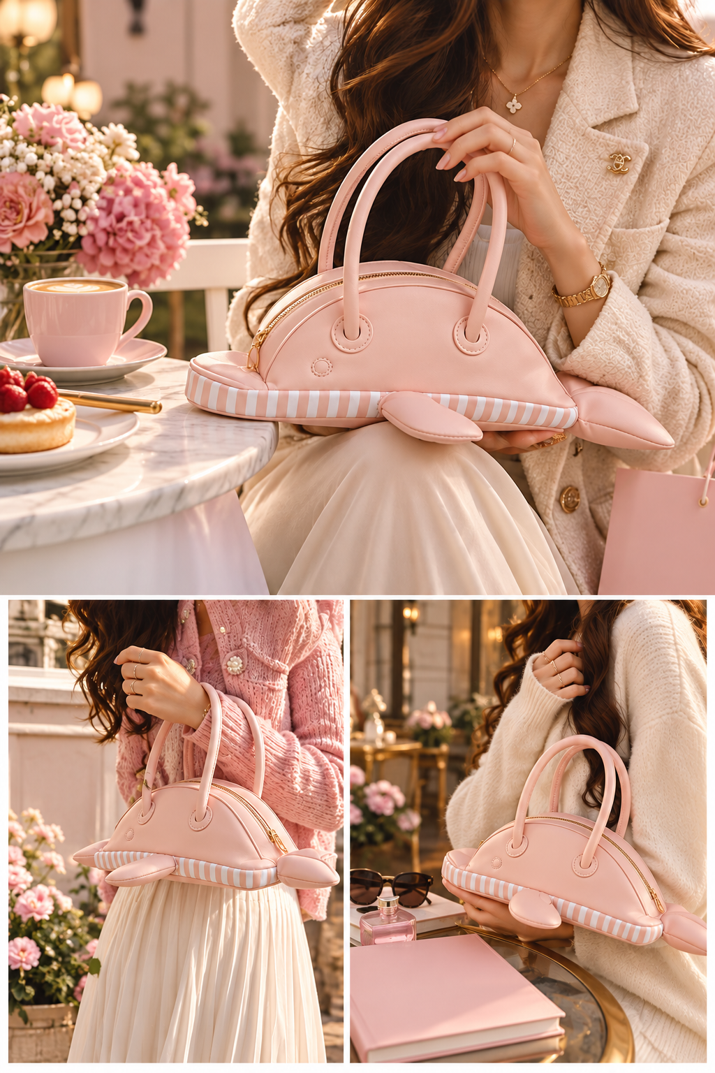 Pink Dolphin Handbag