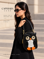 Midnight Owl Black Bag