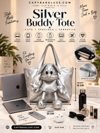 Silver Mickey Tote Bag