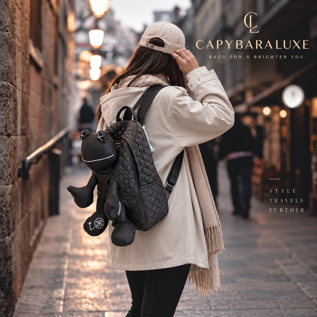 Black Mickey Premium Backpack