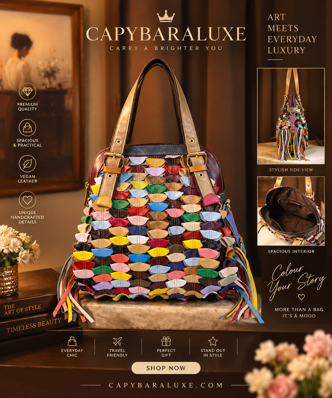 Multicolor Premium Tote Bag