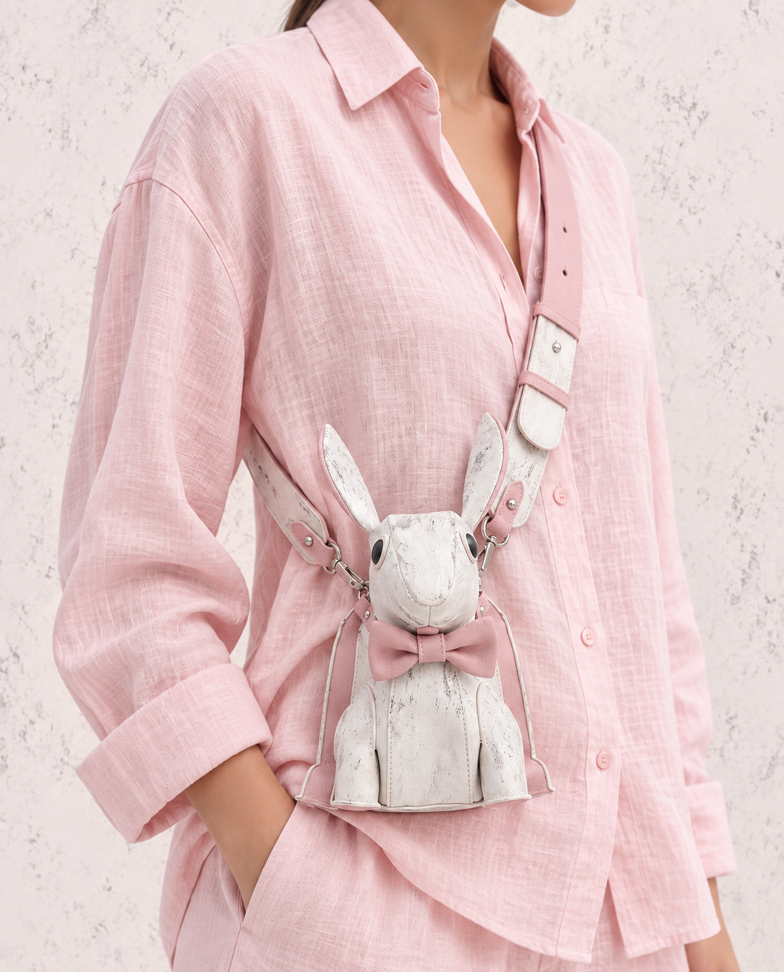 White Rabbit  Bunny Backpack