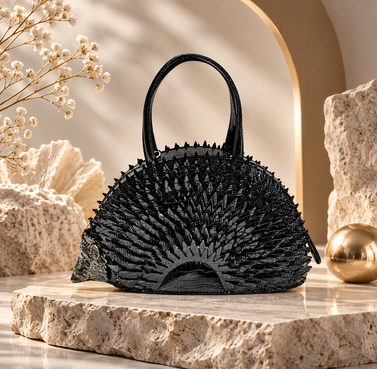 Black 3D Animal Shape Handbag