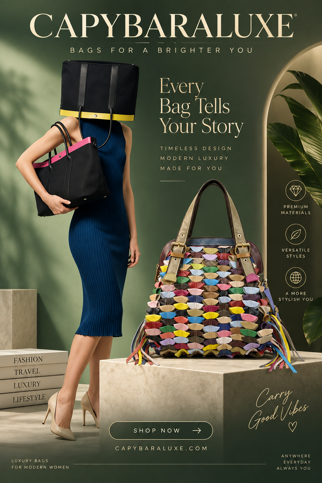 Multicolor Premium Tote Bag