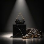 Luxe Black Chain Shoulder Bag