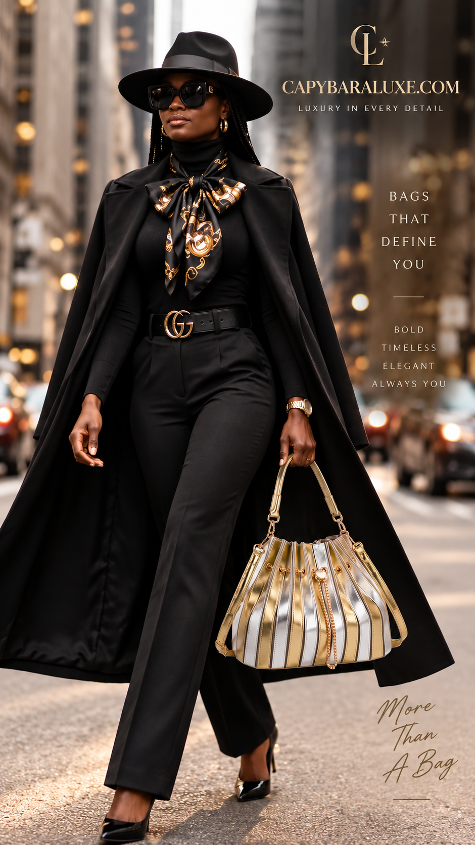 Golden Tote Bag