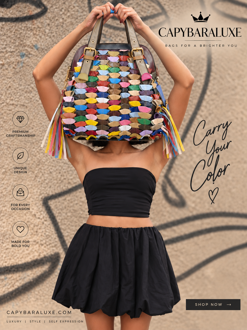 Multicolor Premium Tote Bag