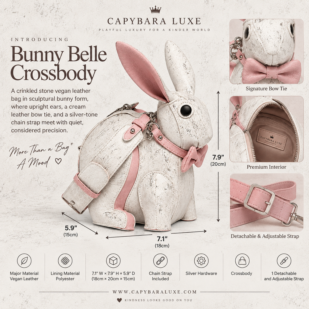 White Rabbit  Bunny Backpack
