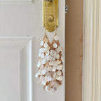 White Shell Tassel Bag Charm