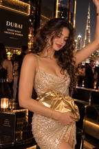 Golden Party Clutch Bag