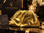 Golden Party Clutch Bag