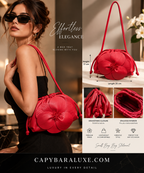 Red Flower Premium Bag